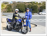 バイク教習（静岡県セイブ自動車学校）